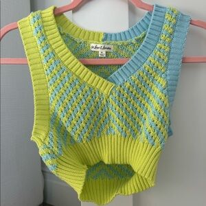 FOR LOVE & LEMONS Sweater Vest Top